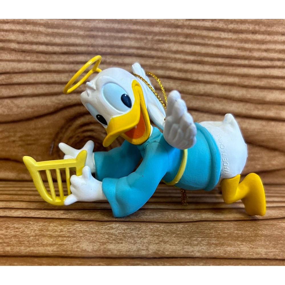 Disney Donald Duck Angel Christmas Magic Ornament Grolier Collectibles Cupid